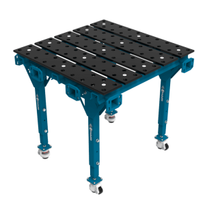 Modułowy Stół Spawalniczy Pojedynczy 1000x1000 mm system 28mm, siatka 100x100, azotowany