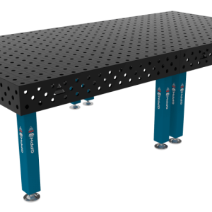 Stół Spawalniczy PRO Rozmiar - 3000x1480mm, Siatka - 100x100mm, System - Φ28, Nogi - Na stopach