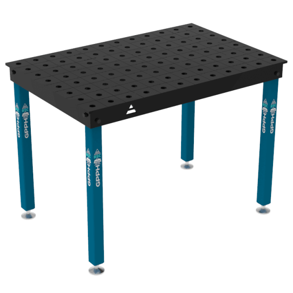 Stół Spawalniczy BASIC Rozmiar - 1200x800mm, Siatka - 100x100mm, System - Φ28, Nogi - Na stopach